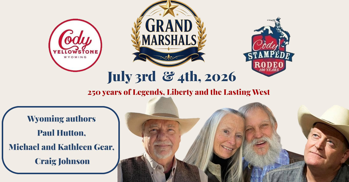250 Wyoming Local Authors Grand Marshall Parade in Cody